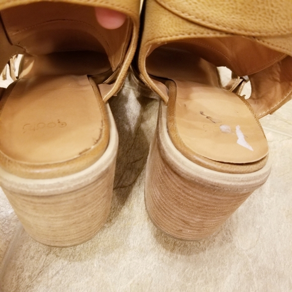 Ecote Heidi Caged Peep Toe Buckled Sandals - Picture 5 of 8